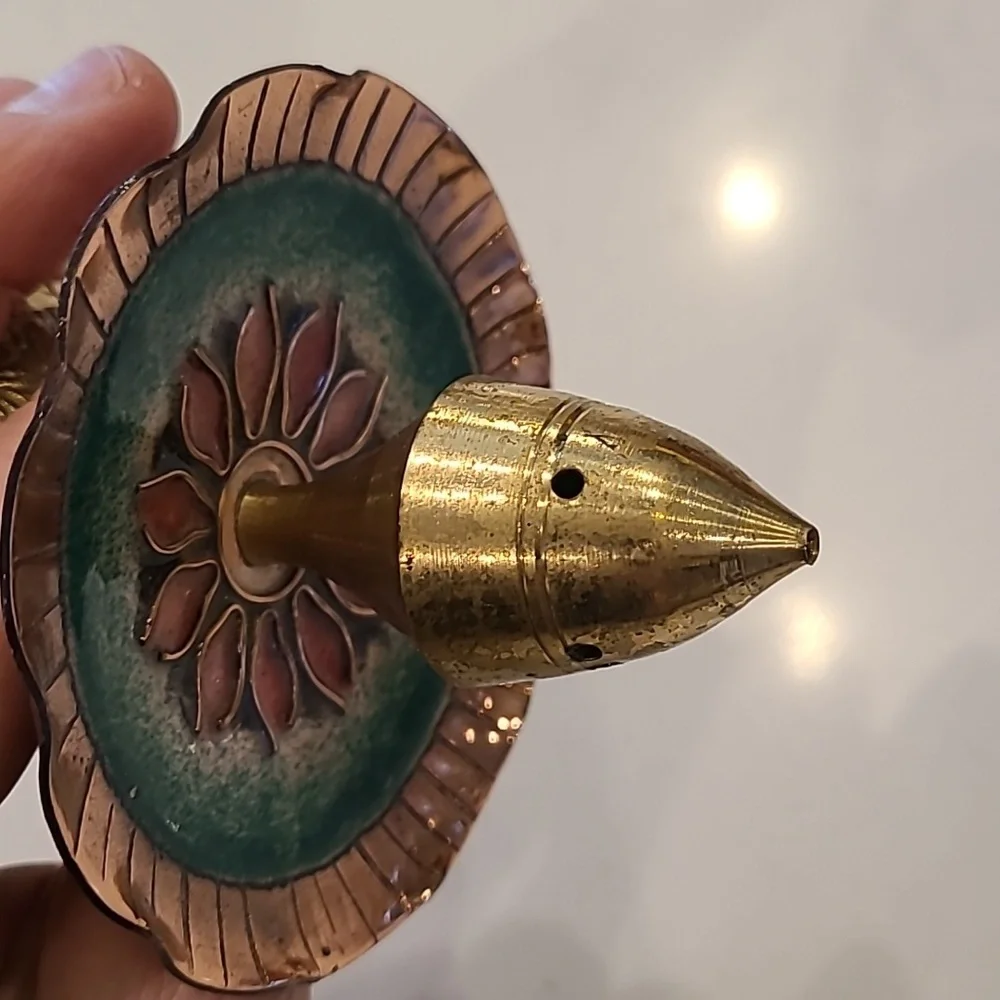Gorgeous Indian Copper Brass Abargatti Incense Stand